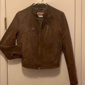 Levi’s Suede Leather Moto Jacket